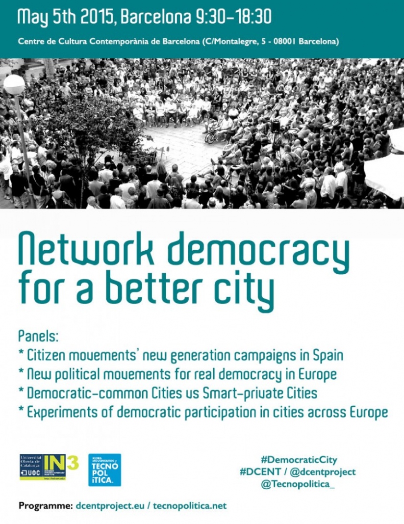 D-cent Democracia en red para un nuevo gobierno de las ciudades